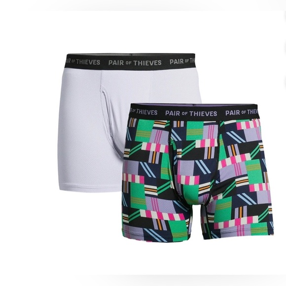 Pair of thieves 2PK boxer brief shoots and ladder super fit  violet .Size XXL - Picture 3 of 5